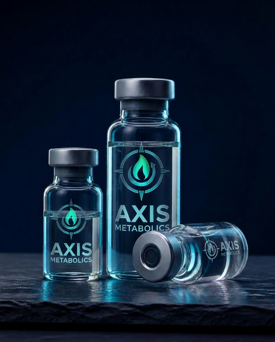 Clear medication vials on a slate surface